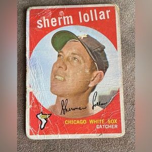 1959 TOPPS #385 SHERM LOLLAR CHICAGO WHITE SOX